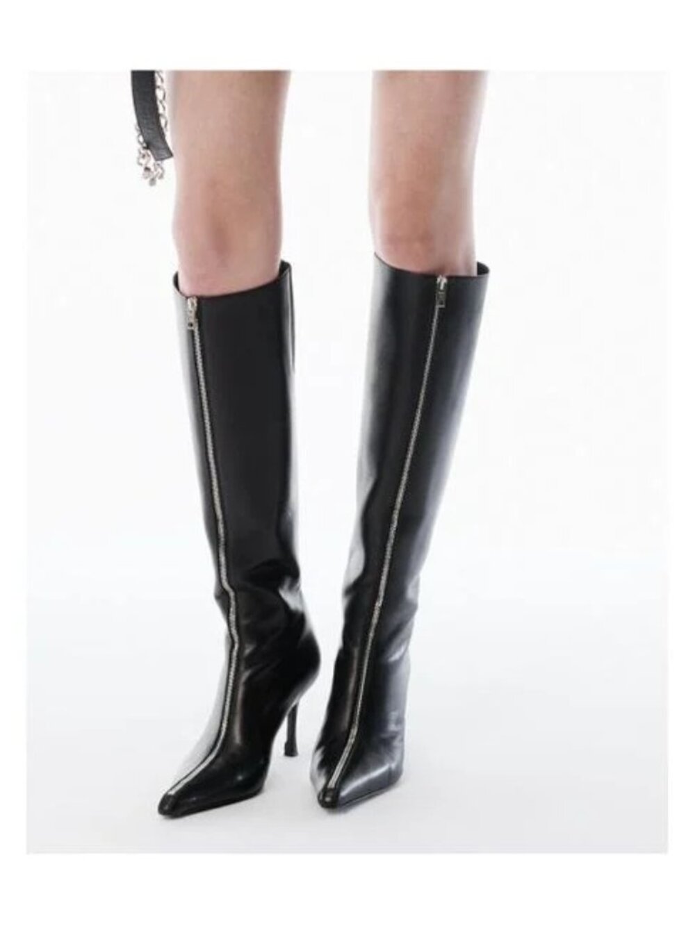 NWT Alexander Wang Vera Pointed Toe Authentic Zip Boot
